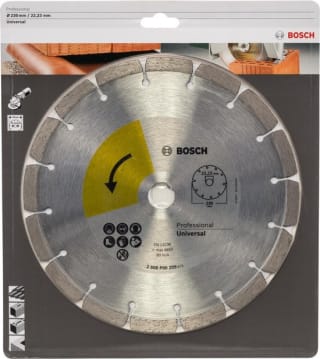 Bosch Profiline diamantschijf universal top, 230mm voor €20,95 bij Bol.com
