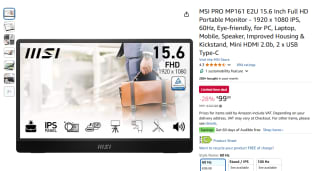 MSI Pro MP161 E2U draagbare 15.6" monitor voor €99,99 bij Amazon