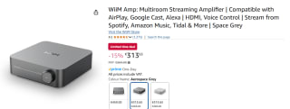 WiiM: Amp streaming versterker - Grijs voor €313,65 bij Amazon