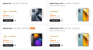 10% descuento en móviles y tablets y grandes promociones en Xiaomi Days