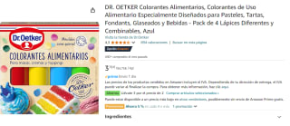 3 Unidades de Colorantes alimentarios Dr. Oetker caja 40 g por 7.58€