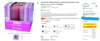 Cereria de Giorgio Melrose ceretti perfumadas rosa o marrón por 2,44€