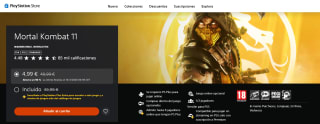 Juego para Playstation Mortal Kombat 11 por 4,99€