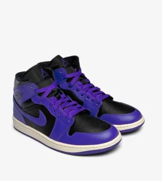 Zapatillas Nike Air Jordan 1 Mid "Purple Black" mujer por 77.35€