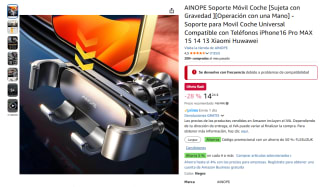 Soporte Móvil Coche Sujeta con Gravedad AINOPE por 7,12€