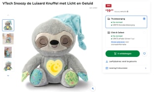 VTech Dierenvriendjes Snoozy de Luiaard Interactieve Knuffel voor €19,99 bij Smythstoys