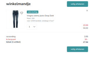 Pak tot 50% + 20% extra korting bij Kleertjes.com