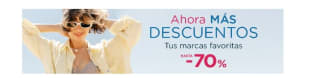 Hasta 70% descuento en muchas marcas desde Primereti