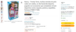 Nancy Trendy Tenis por 16,98€