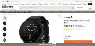 Montre Garmin Forerunner 955 à 335.99€