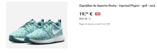 Zapatillas de Golf Nike Roshe - Injected Phylon por 19.99€