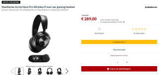 Steelseries Arctis Nova Pro draadloze headset voor €289 bij Alternate