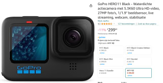 GoPro HERO11 Black actiesportcamera voor €299 bij Amazon