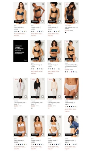 Cyber Monday hasta -50% + 10% Extra en Etam.