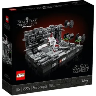 LEGO 75329 Star Wars Diorama: Ataque a la Estrella de la Muerte por 49,45€.
