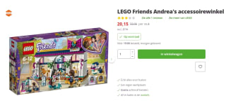 LEGO Friends Andrea's accessoirewinkel voor €20,15 bij Deboerdrachten