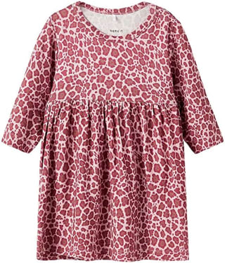 NAME IT BABY newborn baby jurk met panterprint vanaf €6,35 bij Amazon