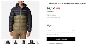 Varios Anoraks Columbia por solo 24,99€ preciazos