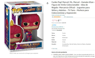 Funko Pop! Marvel: Ms. Marvel - Kamala Khan por 6,95€