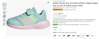 Zapatillas Adidas Tensaur Run 3.0 infantiles por 21,54€