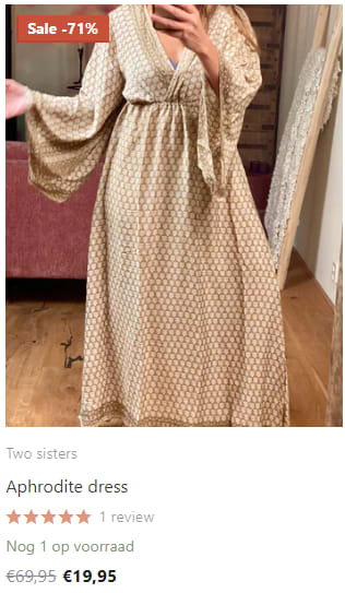 Tot 89% korting in de sample sale van The TwoSisters