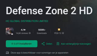 Defense Zone 2 HD voor Android gratis