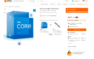 Intel Core i5-13400F 2.5 GHz/4.6 GHz por solo 129,99€