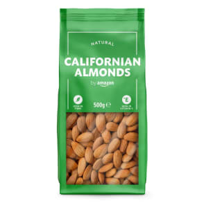 Almendras 500gr de California By Amazon por 4,36€