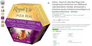 Dielisa Royal Vit Jalea Real Mega total por 12,28€