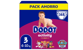 Dodot Pañales Bebé Activity Talla 3 6-10 kg 168 Pañales por 45,60€