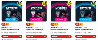 Drynites nachtbroekjes 1+1 gratis bij Kruidvat