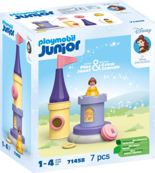 PLAYMOBIL Junior & Disney: Belle's speeltoren met melodie - 71458 voor €9,99 bij Bol