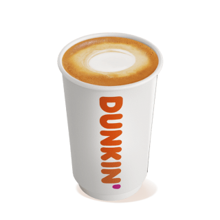 Receive a free small coffee all day only at Dunkin'