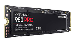 Samsung SSD 980 PRO M.2 PCIe NVMe 2 To à 129,95€