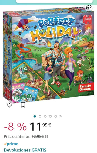 Jumbo - Perfect holiday, Juego de mesa por 11,95€.