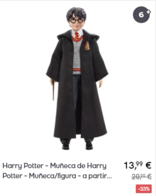 Harry Potter - Muñecos por menos de 15€