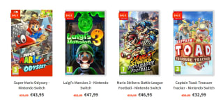 Divers Mario games vanaf €32,99 bij GameResource