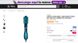 Cepillo de aire y secador Conair todo en uno por $19.990