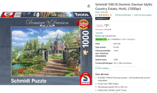Schmidt Puzzle legpuzzel Idyllisch Landgoed 1000 stukjes voor €7,07 bij Amazon