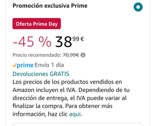 UGREEN Nexode 100W Cargador USB C GAN 4 Puertos por 38,99€