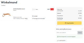 10% korting op de hele webshop van Casa