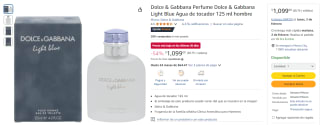 Dolce & Gabbana Perfume Light Blue $1,099 | Amazon