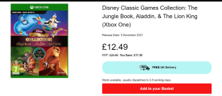 Disney Classic Games Collection for £12.49 at Hit