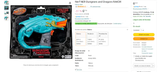 Nerf NER Dungeons and Dragons RAKOR por 6,01€ y otro por 7,88€ (-5%dto extra por 2ud)