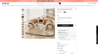 Túnel de juego para gatos y diseño navideño por 31,75€