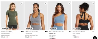 Gymshark kortingscode voor 20% extra korting op de sale tot 70%