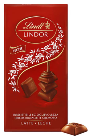 Lindt Lindor Tableta de Chocolate, con Leche, 100g por 3,92€