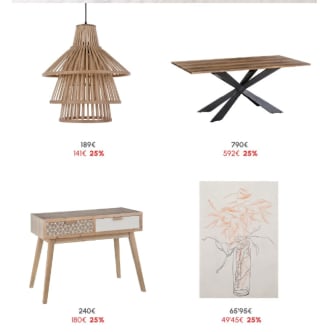 Descuento de hasta -40% en Lola home