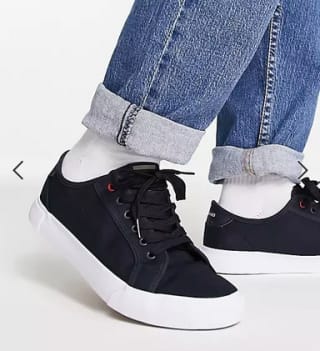 Zapatillas de lona Jack & Jones azul marino a solo 10,91€