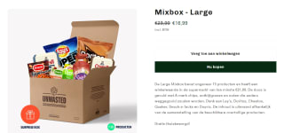 Unwasted Mixbox - Large met ca 15 producten voor €16,99